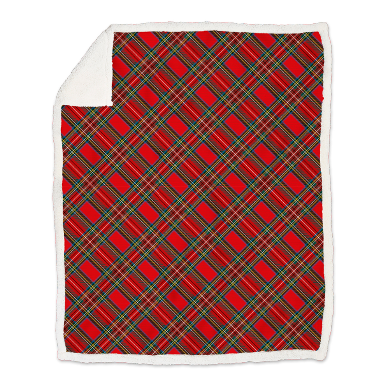 plaid british rosso