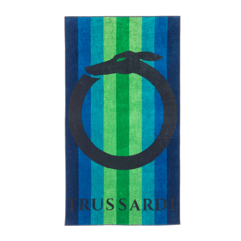 stripe circle blue