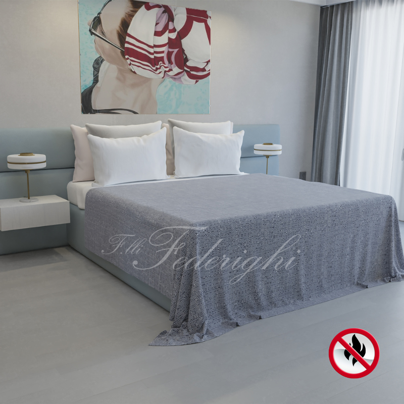 Copriletto Jacquard Ignifugo Meghan