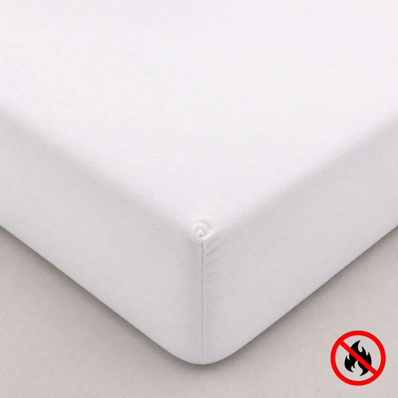 Coprimaterasso Ignifugo Impermeabile Antiacaro Con Angoli Elasticizzati