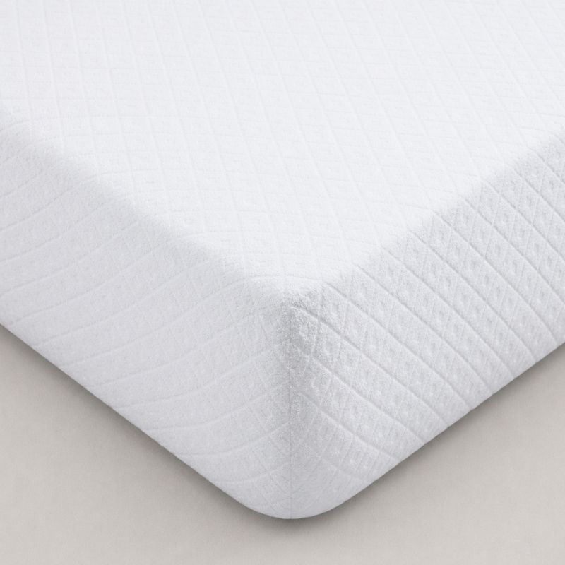 Coprimaterasso In Spugna Elasticizzata Jacquard