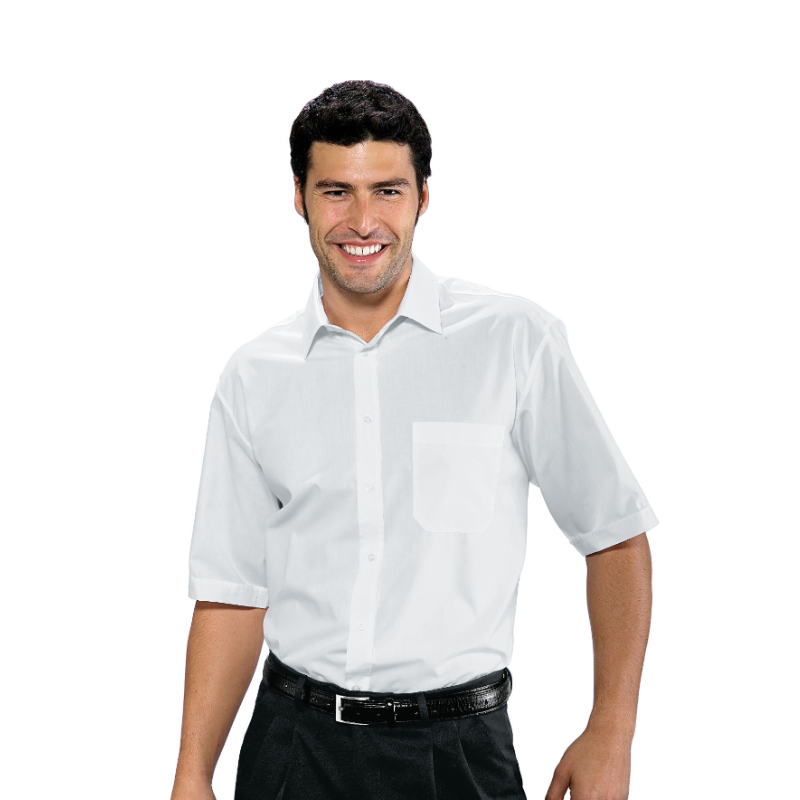 camicia mezza manica bianco 062100