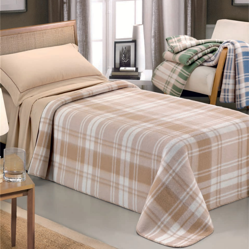 coperta ignifuga fireproof scozzese