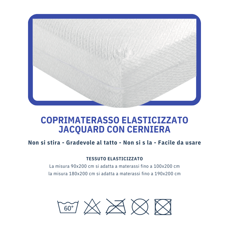 coprimaterasso elast jacquard cerniera 00