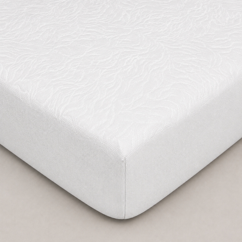 Coprimaterasso In Spugna Jacquard Flores