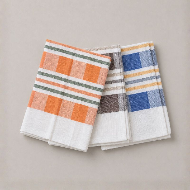 Set Da 6 Pezzi Strofinacci In Cotone Tartan