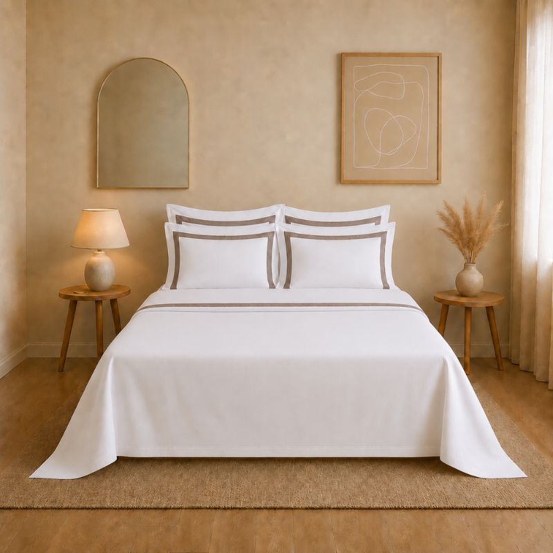 Completo Lenzuola Con Balza Federighi Home Collection Greta