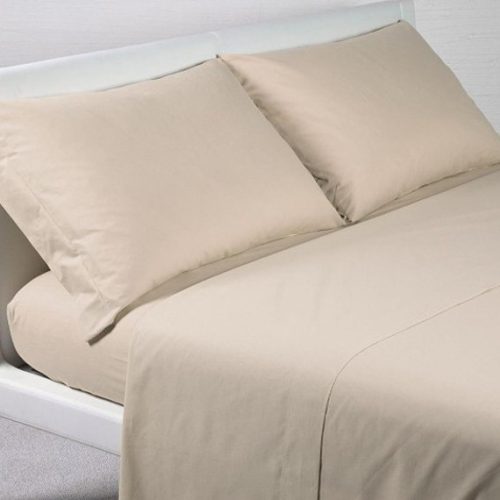 Lenzuolo Sopra Singolo In Puro Cotone 100% - Made In Italy, 160x290 Cm, Tinta Unita