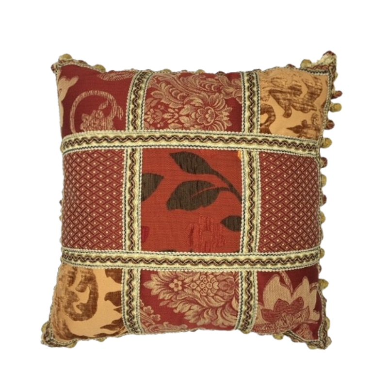 patchwork rosso oro