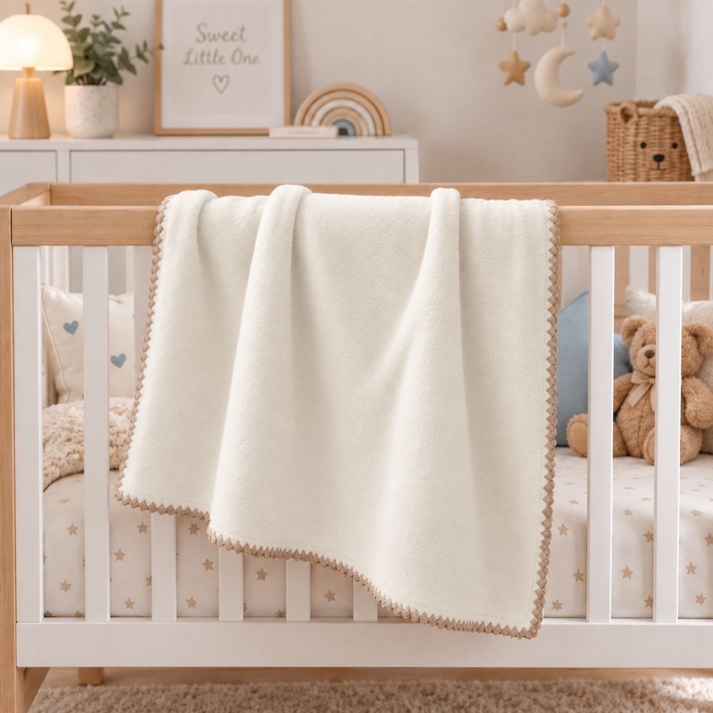 Coperta Per Lettino In Pile Maryplaid Raffinato 6M63254