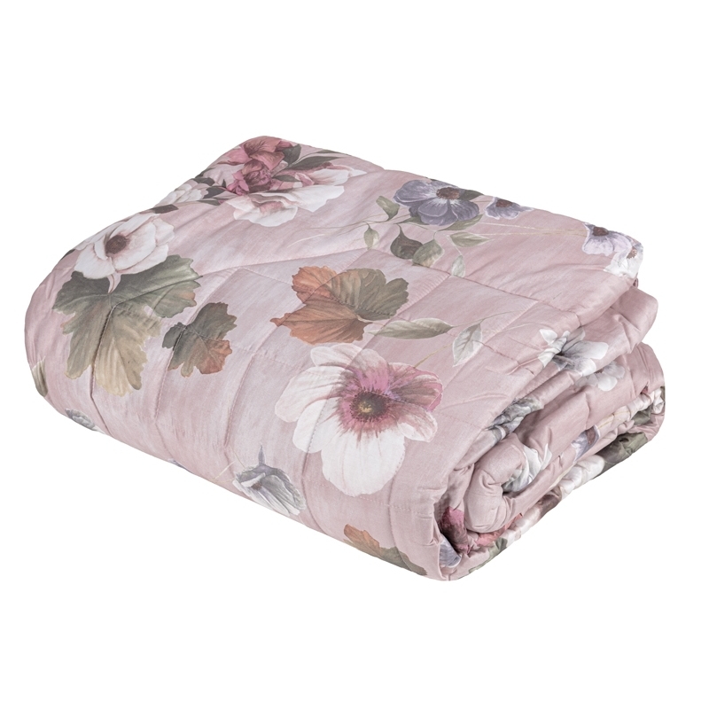 fazzini velvet quilt rosa