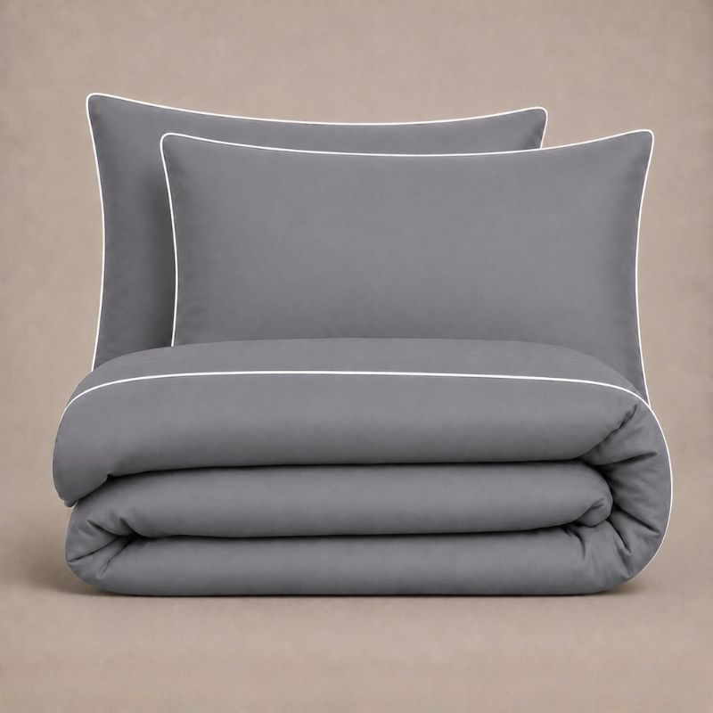 Parure Copripiumino Federighi Home Collection Piping - immagine 7