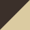 copriletto bicolor marrone panna