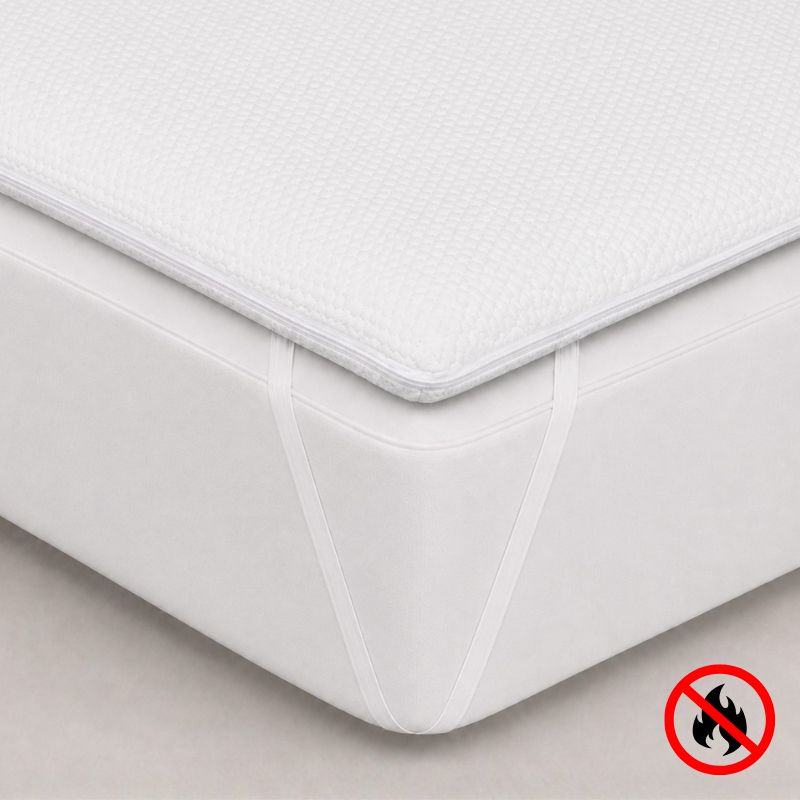 Topper Memory Foam Ignifugo No Fire