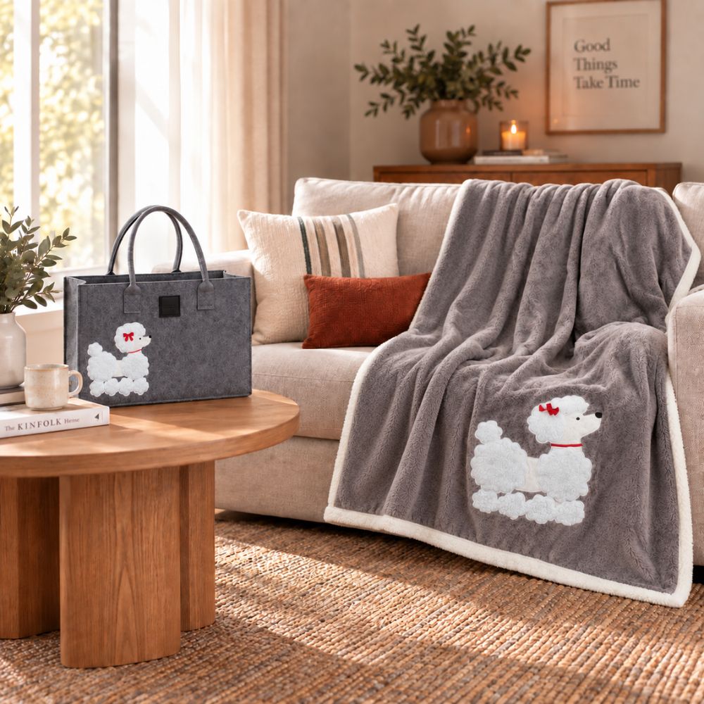 Plaid Con Borsa In Feltro Mimi