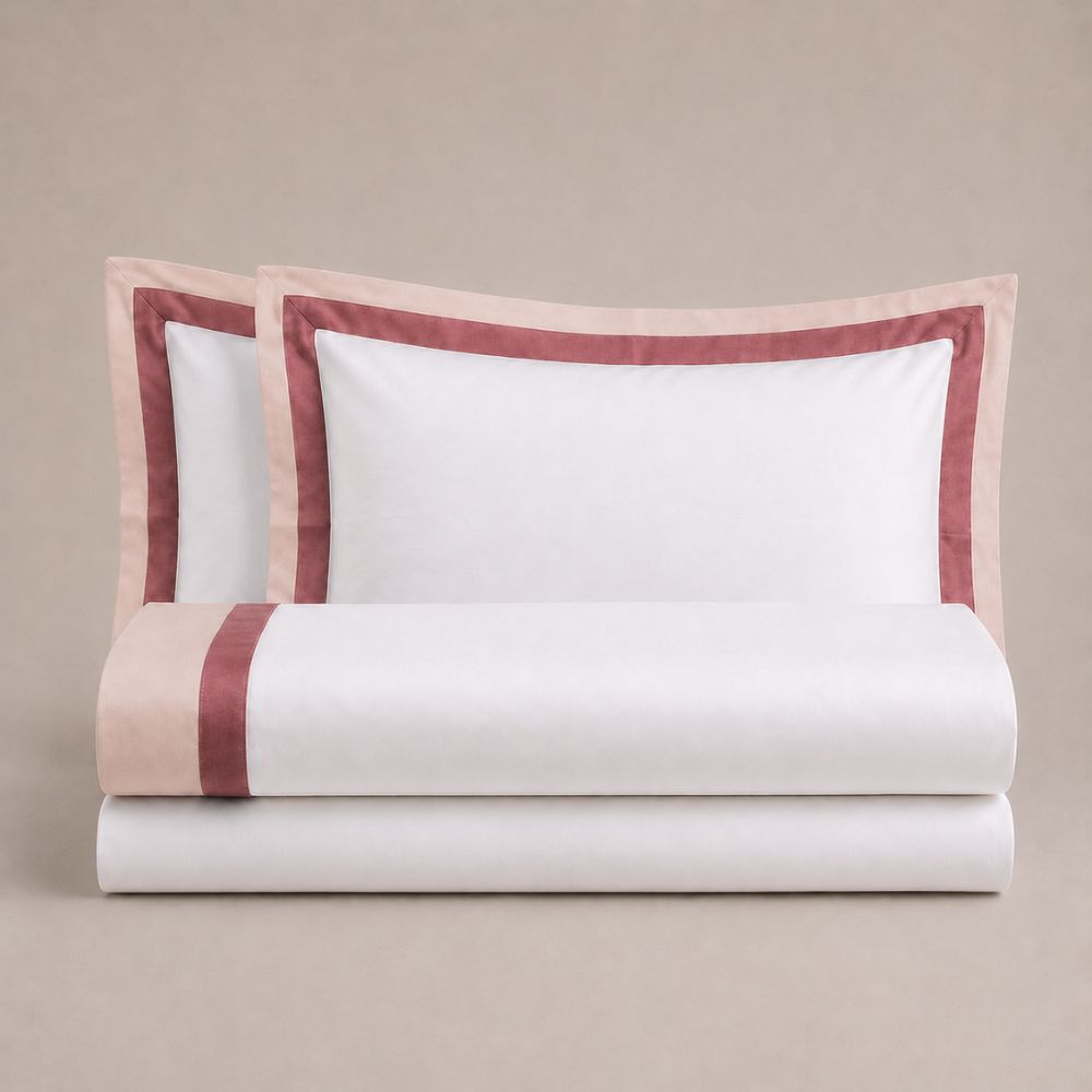 Completo Lenzuola In Cotone Con Balza Louisiana - immagine 15