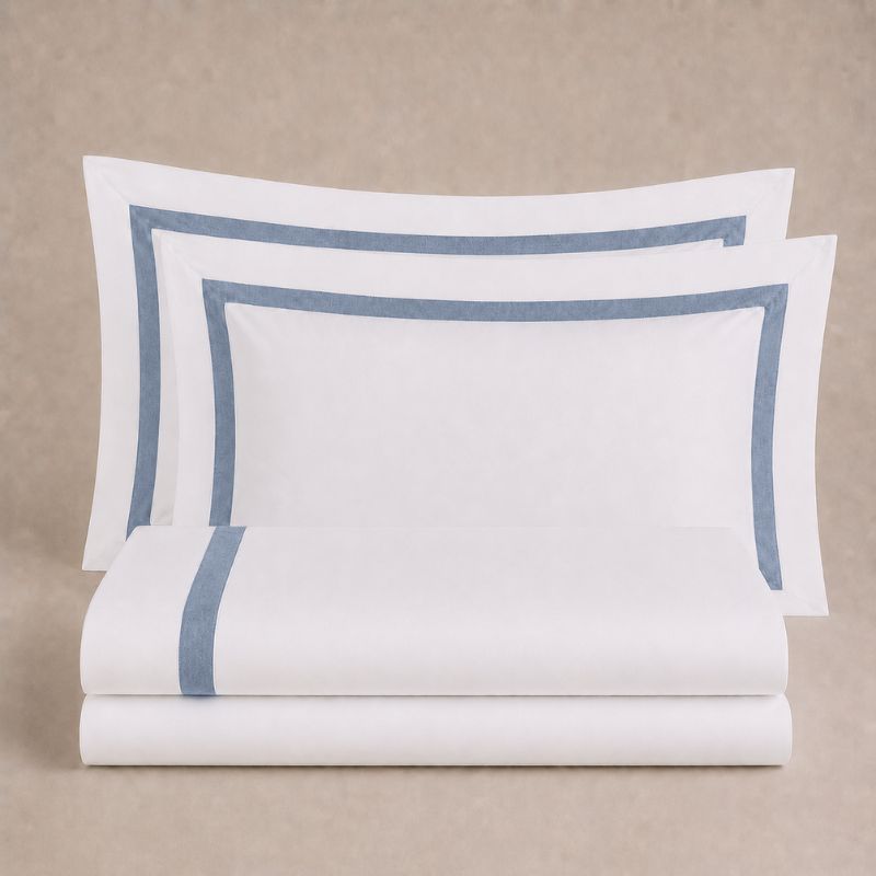 Completo Lenzuola Con Balza Federighi Home Collection Greta - immagine 6