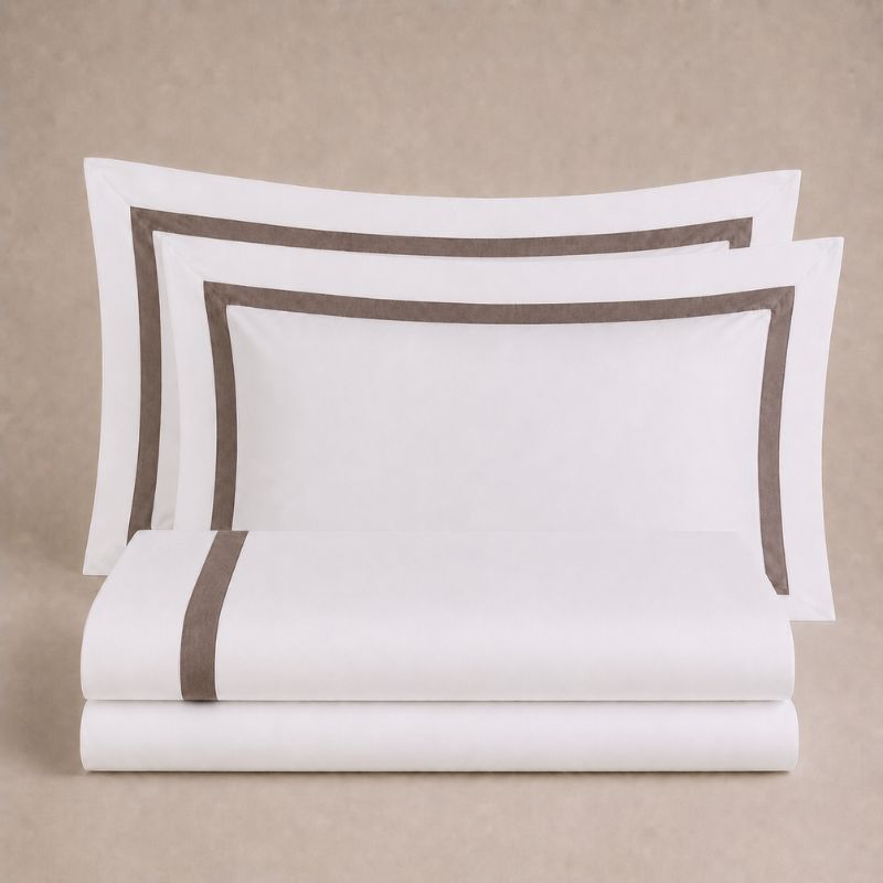 Completo Lenzuola Con Balza Federighi Home Collection Greta - immagine 3