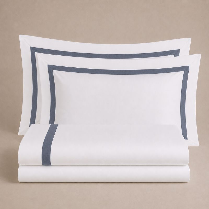 Completo Lenzuola Con Balza Federighi Home Collection Greta - immagine 5