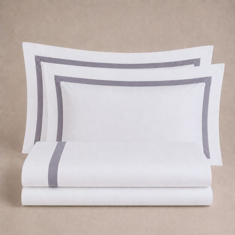 Completo Lenzuola Con Balza Federighi Home Collection Greta - immagine 4