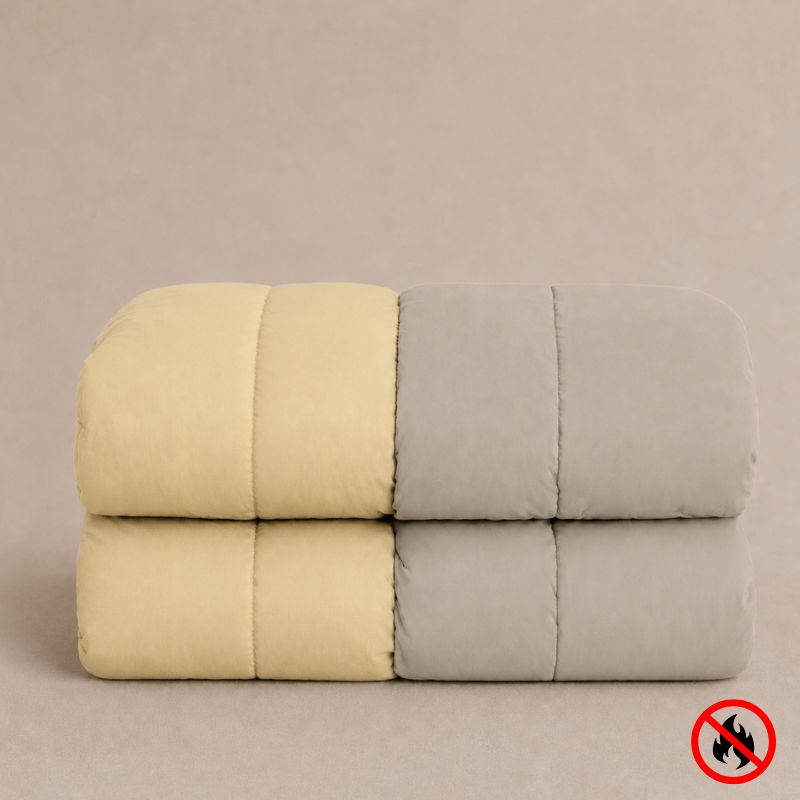 Trapunta Ignifuga In Microfibra Per Lettino Bicolore 200 Gr