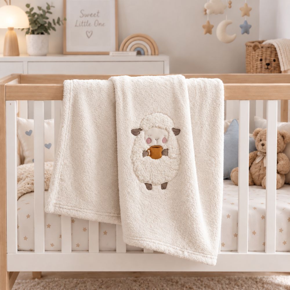 Coperta Per Lettino Effetto Peluche Maryplaid Ti Va Un Tè? 6B26142