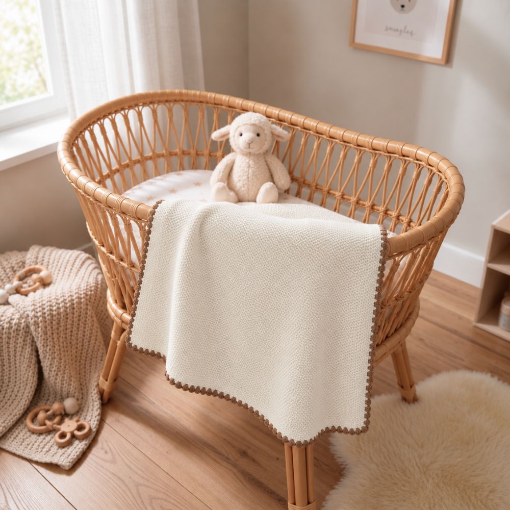 Coperta Per Carrozzina In Misto Cotone Maryplaid Etoile 6B26137