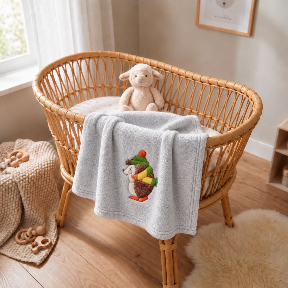 Coperta Per Carrozzina Effetto Peluche Maryplaid Riccio 6B26146