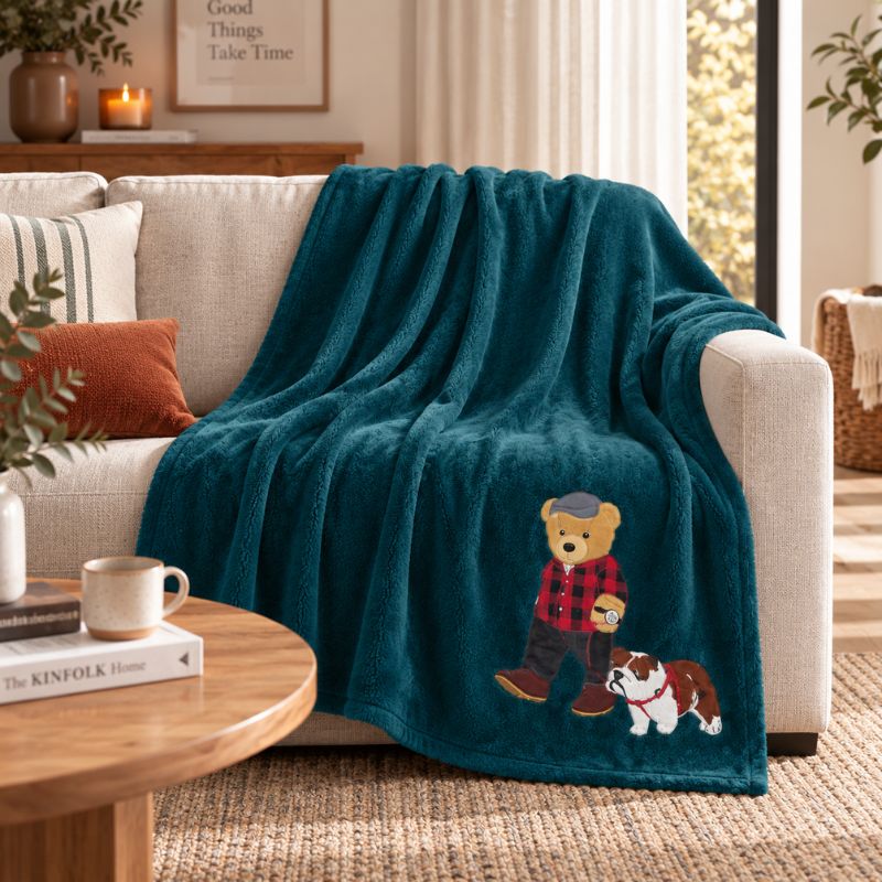 Plaid Morbidotto Singolo Teddy E Briciola