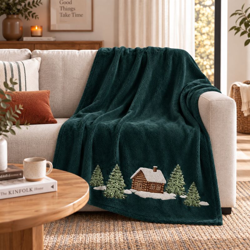 Plaid Morbidotto Singolo Woodland